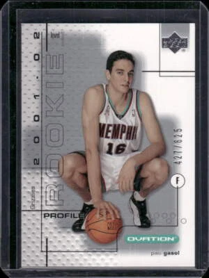 2001-02 Upper Deck Ovation #92 Pau Gasol #/625 - Image 1 of 2