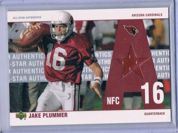 2002 UD Authentics All-Star Authentics #AAJP Jake Plummer  - Image 1 of 1
