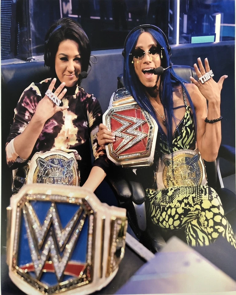 Foto 8x10 Mercedes Mone Sasha Banks AEW WWE NXT fotografía Bayley lucha libre cruda Foto 1 de 1