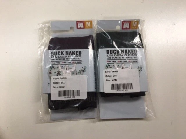 1 Pair Duluth Trading Company Sz XLG Buck Naked Boxer Briefs Hunter Green 76015