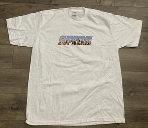 SUPREME GOTHAM T-SHIRT TEE WHITE XL 100% AUTHENTIC NEW NWOT STREET HYPE WEAR - Picture 1 of 5