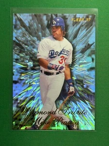 1997 Fleer Series 2 Baseball #9 of 12 Mike Piazza Diamond Tribute - Picture 1 of 2