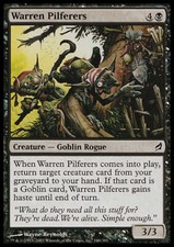 Magic the Gathering MTG Warren Pilferers (146) Lorwyn   NM