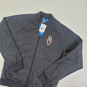 adidas ORIGINALS Dikembe Mutombo H Superstar Track Jacket/Top Black G92035  Sz L