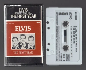 K7 Audio ★ Elvis Presley Scotty and Bill - The First Year ★ Cassette Tape RCA - Picture 1 of 2