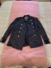 Balmain X H&M Jacket Black Eur Size 36