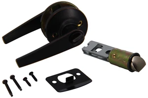 Mobile Home Parts Direct Interior Lever Door Privacy Lock, Oil Rubbed Bronze - Picture 1 of 4