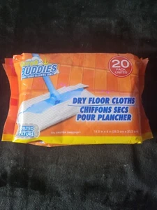 20 Stück Scrub Buddies Nachfülltücher für trockenen Boden passen Swiffer Sweeper 11,5 x 8 Zoll - Bild 1 von 2