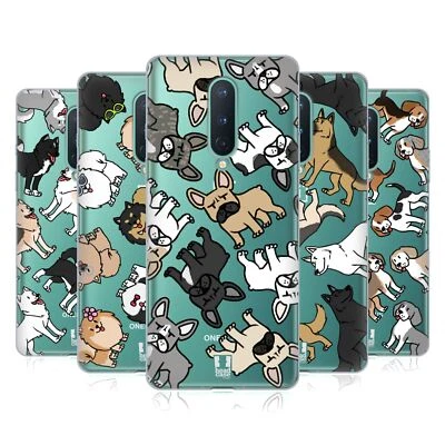 HEAD CASE DESIGNS DOG BREED PATTERNS SOFT GEL CASE FOR GOOGLE ONEPLUS PHONES - Image 1 of 4