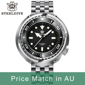 Steeldive SD1978, Emperor TUNA, Monobloc, NH35, Sapphire, Lume,1000m Diving,BNIB - Picture 1 of 12