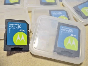 Adaptateur carte micro SD Motorola (TF) avec étui de rangement - Photo 1 sur 1