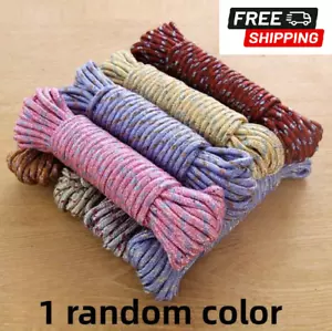 10m Multifunctional Nylon Clothesline Rope For Outdoor Drying Clothes, Tent NEW - Picture 1 of 8