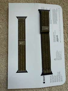 Apple Nike Sport Loop Watch Band - (46MM) - ONE SIZE - Green/Gray - Zdjęcie 1 z 1