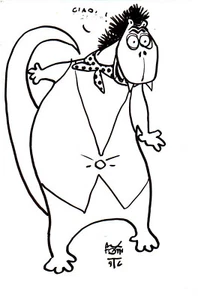 ALEX TOTH  - Tavola originale Dragon - Picture 1 of 1