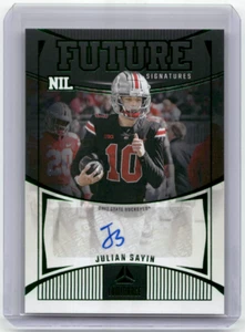 JULIAN SAYIN 2024 Panini Luminance AUTO NIL FUTURE SIGNATURES GREEN RC Buckeyes - Picture 1 of 2