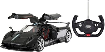 Official licensed model 1:14 Rastar RC Pagani Huayra Super Sports Car (Black) - Image 1 of 4
