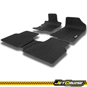 Fits 08-12 Honda Accord Floor Mats Carpets Liner All Weather 5PCS Latex Black - Picture 1 of 10