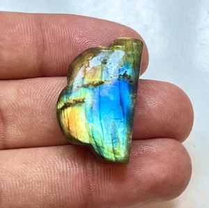 43 Ct Natural Multi Labradorite Cloud Shape Cabochon Gemstone Cabochon DG=69 - Picture 1 of 5