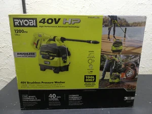 Ryobi 40 V 1200 PSI kabelloser elektrischer Kaltwasser-Hochdruckreiniger (nur Werkzeug) - Bild 1 von 4