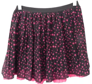Monster High girls pink and black skort star and skull pattern size 14/16 - Picture 1 of 6