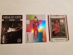 Lote de cartas DeMar DeRozan (3) NBA Hoops Status Elite - Imagen 1 de 1