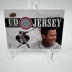 Miguel Cabrera 2010 Upper Deck UD Authentic Game Used Jersey Patch Card UDGJ-MI - Picture 1 of 3