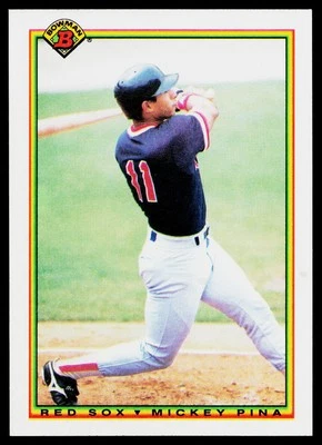 1990 Bowman Mickey Pina #270 Boston Red Sox - Image 1 of 2