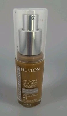 Revlon Illuminance Skin-Caring Liquid Foundation Makeup 405 Hazel 1 fl oz. NEW - Image 1 of 2
