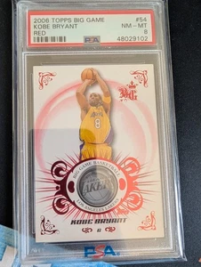 KOBE BRYANT 2006 Topps Big Game Red #d /129 PSA 8 - Picture 1 of 2