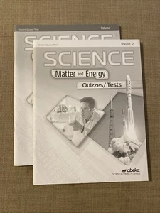 Abeka Science Matter And Energy Student Quizzes/Tests Volume 1 And 2 - Picture 1 of 13