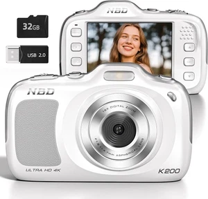 4K Digital Camera 16X 64MP W/ Beauty Mode Autofocus Vlogging Camera for Beginner - Picture 1 of 8