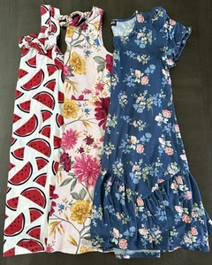 Bundle of 3 kids dresses size 10/12 - Picture 1 of 7