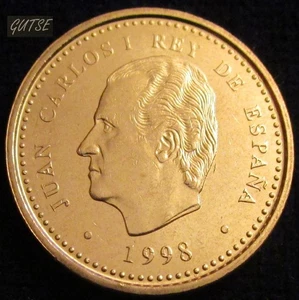 ESPAÑA, JUAN CARLOS I-1, 100 PESETAS 1998, FLOR DE LIS REVERSO, SIN CIRCULAR. - Imagen 1 de 2