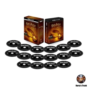 Harry Potter 4K Ultra HD Complete 8 Film Collection Box Set - 16 discs, New! - Picture 1 of 4