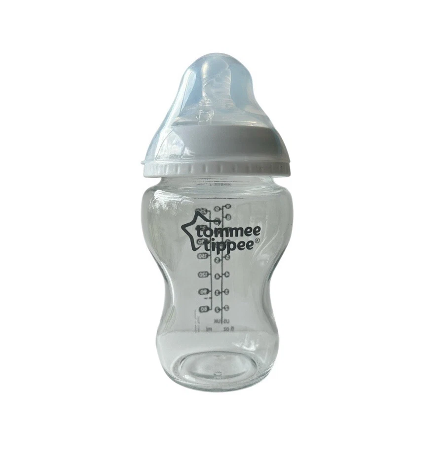 Tommee Tippee Glass Bottle Closer To Nature New 250ml #2 Teat - image 1 of 1