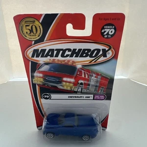 Matchbox 50 years 2002 50th year logo Blue Chevrolet SSR - Picture 1 of 3