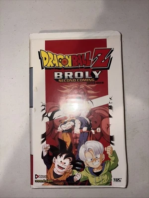 Dragon Ball Z Broly Second Coming Edited Movie VHS Plastic Clam Shell Case  — 第 1/3 张图片