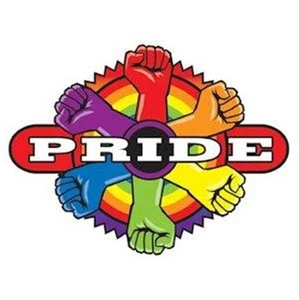 Pegatina de Objetivo Orgullo Gay Puños Arco Iris LGBTQ Resistencia Resistencia Protesta Marcha - Imagen 1 de 1