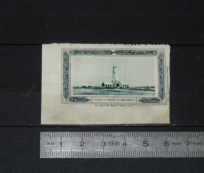 CINDERELLA 1932 VIGNETTE TIMBRE GUERRE 14-18 CIMETIERE OSSUAIRE DOUAUMONT - Photo 1/2