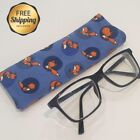 Handmade Baby Foxes glasses case, Fabric pouch,prevents Scratches, Birthday Gift