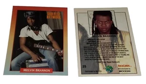 1991 Brockum RockCards #25 Melvin Brannon Dan Reed Network Rock Metal Cards # - Picture 1 of 11
