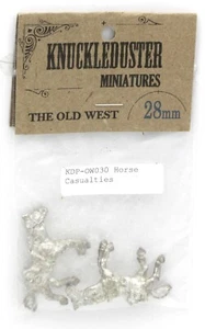 Knuckleduster KP-OW030 Horse Casualties (The Old West) Dead Mounts Miniatures - Picture 1 of 2