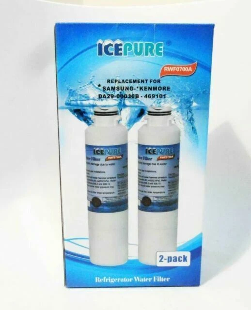 IcePure RWF0700A Refrigerator Water Filter for Samsung - Pack of 2