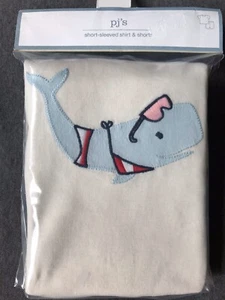 GAP babyGap NWT Short Sleeve 2-piece Pajama Set Bikini Whale -- size 2 years - Picture 1 of 2
