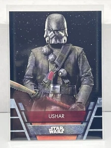 Star Wars Topps Holocron 2020 Black Parallel Card - 2/5 - USHAR FO-11 - Picture 1 of 2