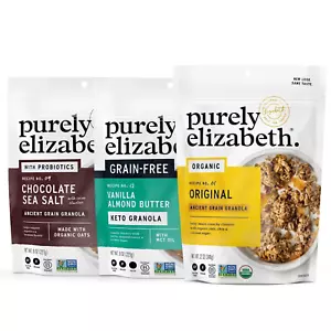 Purely Elizabeth Ancient Grain Granola, Variety Pack, (3 Ct.) - Picture 1 of 12
