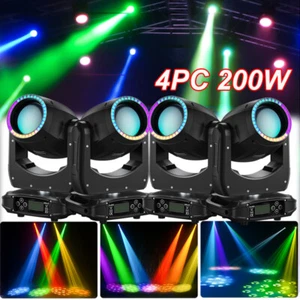 Luz principal móvil LED 200W 5R RGBW Gobo Beam iluminación de escenario DJ discoteca club DMX EE. UU. - Imagen 1 de 25