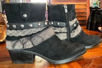 BOTINES BLOWFISH MALIBU estado de ánimo TALLA 8.5/39 RALLY WESTERN NEGROS Foto 1 de 4