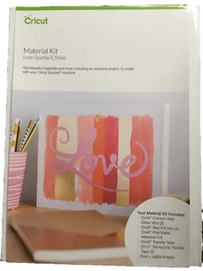 Cricut Love Sparkle & Shine Material Kit Brandneu in Box P4 - Bild 1 von 3