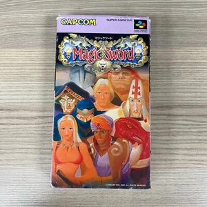 UNTESTED MAGIC SWORD RETRO SUPER NINTENDO FAMICOM JAPANESE VERSION 1992 CAPCOM - Picture 1 of 14